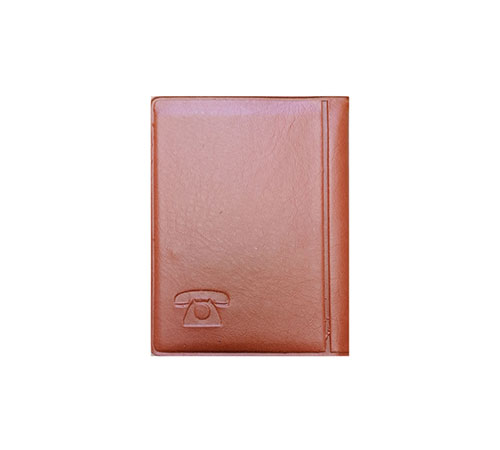 دفتر تلفن جیبی جلد چرمی